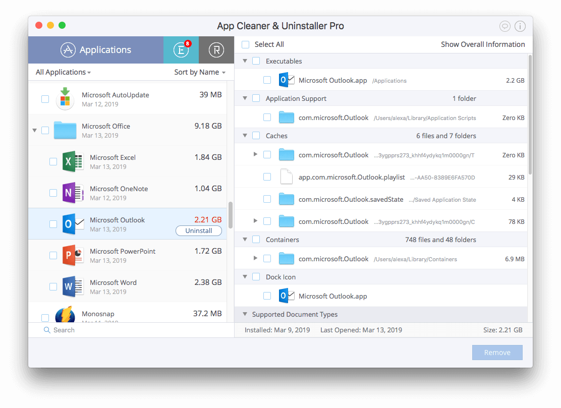 uninstall add-ons from ms outlook for mac